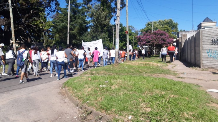 Organizaciones sociales marcharon a la Municipalidad